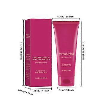 Solcreme til kroppen, no sun no sun, bronze hud, hvedefarvet solbrunere, 30 ml