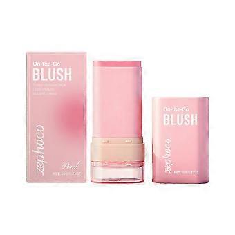 Zephoco Pink 2-in-1 Rouge-Stick – Leicht zu dosieren, natürlich rötliche Farbe, ideal für den Alltag und unterwegs