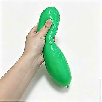 27cm Jumbo Cucumber Squishy Toy, Realistic Stress Ball for Kids & Adults | Non-Toxic & Easy to Clean, Novelty Sensory Fidget Toy for Focus & Calm