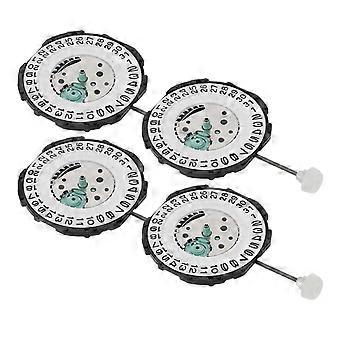 Handmade Watch Day Dial Ring Mechanical Watch Replacement 4Pcs Set