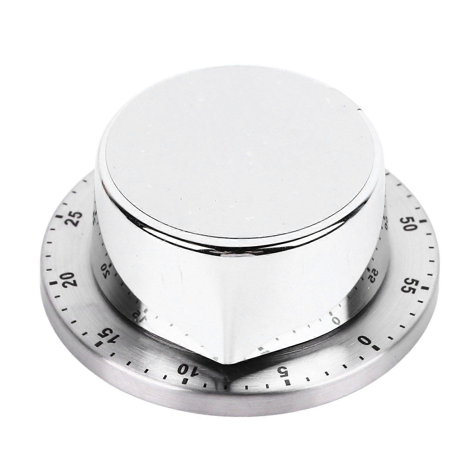 Kitchen Timer Stainless Steel Countdown Timer Clock Mechanical Kitchen Timer for Cooking Baking Reading Jogging