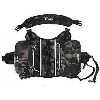 Pet Supplies Udendørs hund rygsæk Oxford stof dobbelt snack taske Medium stor hund taktisk taske Vandtæt reflekterende sadeltaske Pet Carriers
