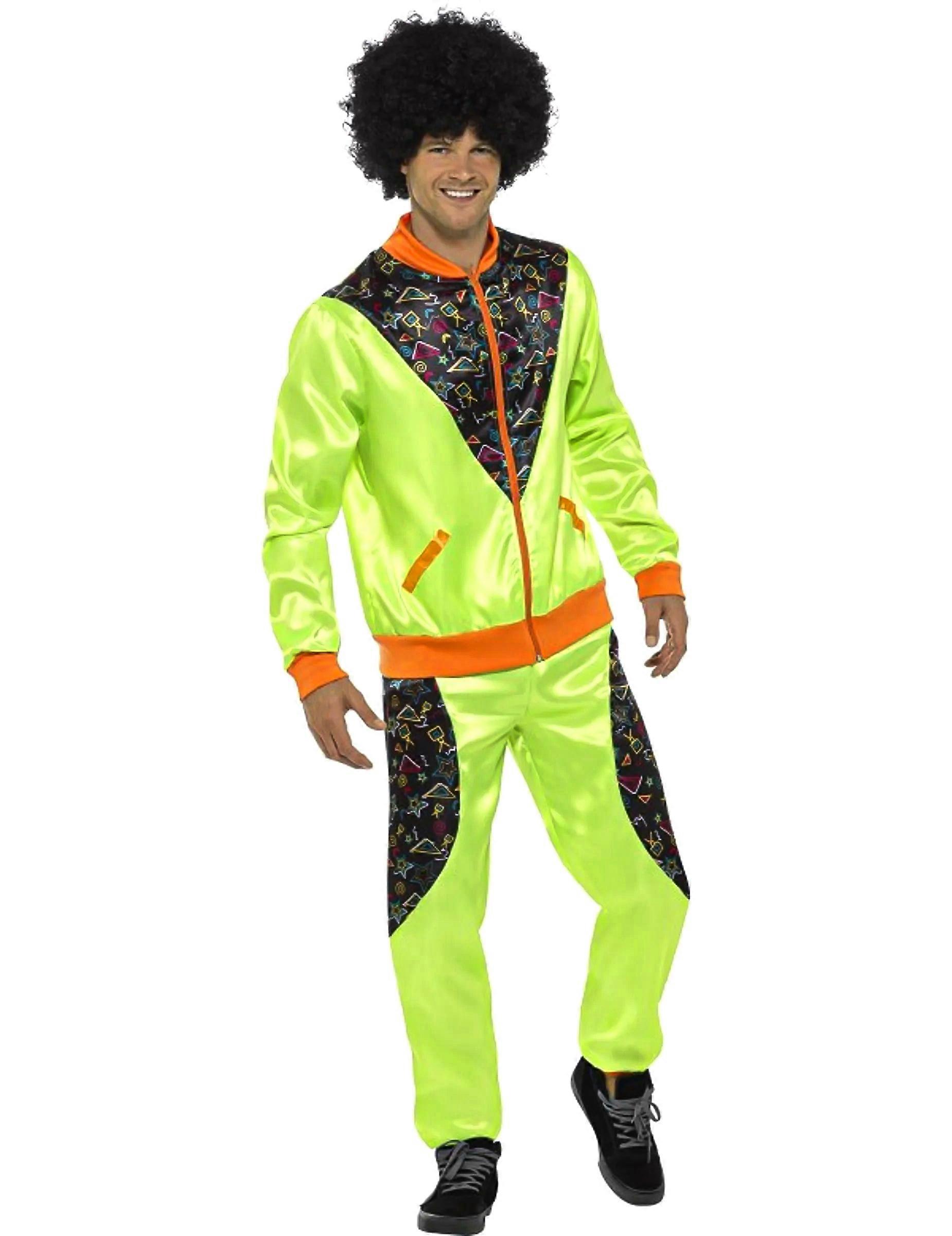 Men's green retro jogging suit