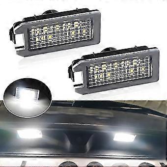 Lumière de plaque d’immatriculation à led - 2pcs pour Jeep Grand Cherokee, Compass, Patriot, Maserati Levante, Fiat 500 et Dodge Viper