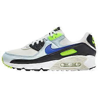 Nike Air Max 90 White Blue Tint Volt Dames DH8010-102