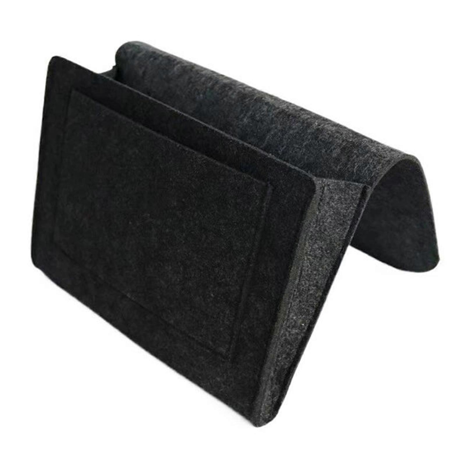 Bedside Caddy Dorm Storage Organizer Multi Pocket Felt Bed Holder for Remote