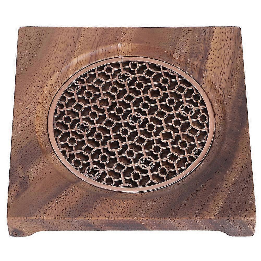 Natural Walnut Teapot Coaster Mat