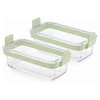Pack 2 Rectangular Glass Baskets for Air Fryer 2 units