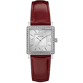 Guess Highline Quartz analoge vrouwen horloge met koeienhuid armband W0829L2