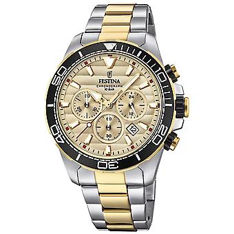 Festina prestige f20363/1 Watch for Analog Quartz Men with Stainless Steel Bracelet F20363/1