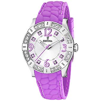 Festina Dream Quartz Analog Woman Watch with F16541/5 Rubber Bracelet