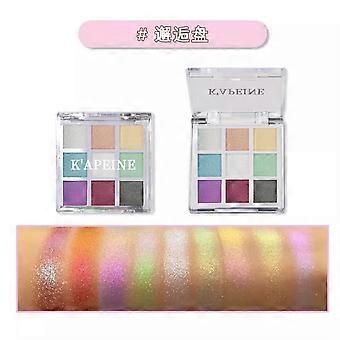 9-Colour Eyeshadow Palette with Coordinated Shades for Blending and Everyday Eye Makeup, Encounter
