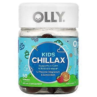 OLLY, Kids Chillax, Ages 7+, Sunny Sherbet, 50 Gummies