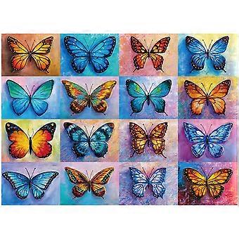 Butterfly Jigsaw Puzzle 500 Piece with Colorful Butterfly Design, NonGlare Finish, Gift for Adults and Kids