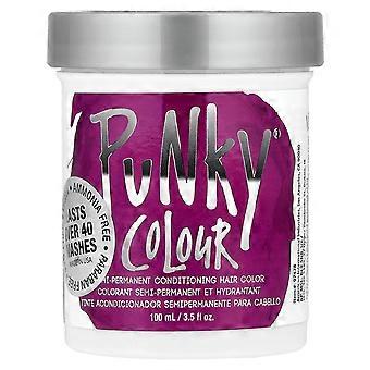 3 x Punky Colour, Semi-Permanent Conditioning Hair Color, Purple, 3.5 fl oz (100 ml)