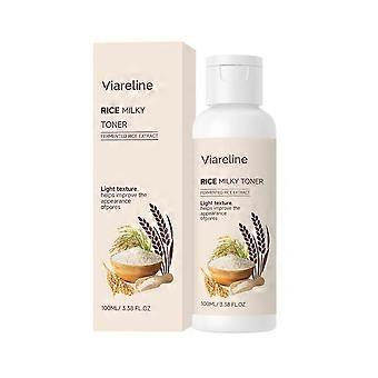 Rice Toner with Rice Bran Extract and Niacinamide, Moisturizing Pore Refining Hydrating Refreshing Facial Toner for Face Neck Sheet Mask Use