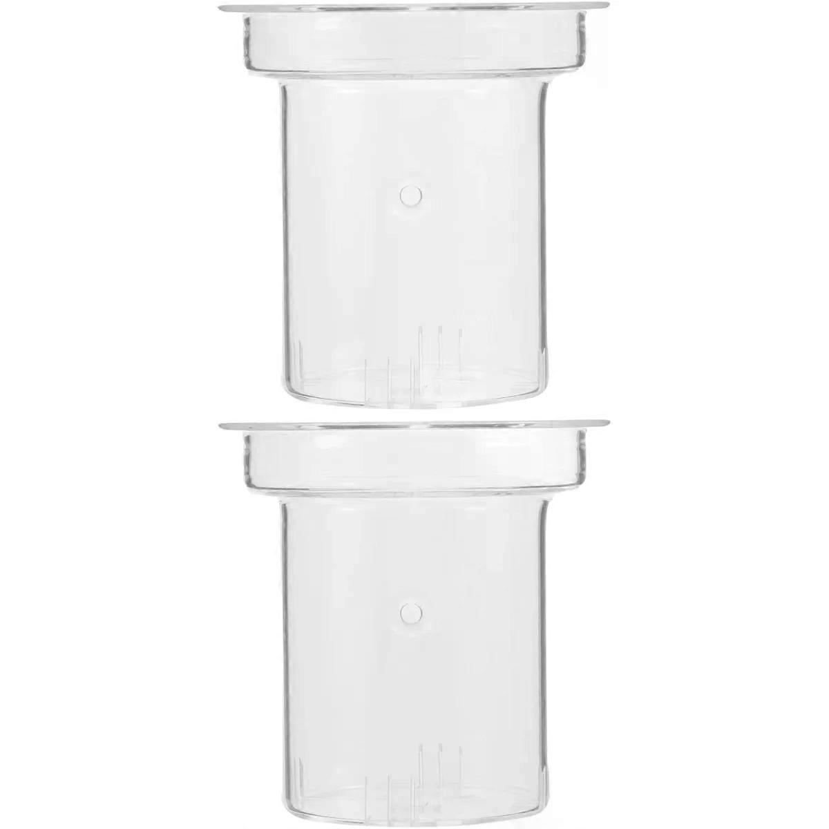Glass Tea Infuser Filter 2pcs High Borosilicate for Teapots