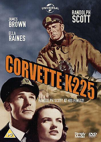 Corvette K-225 DVD (2016) Randolph Scott Rosson (DIR) cert PG - Region 2