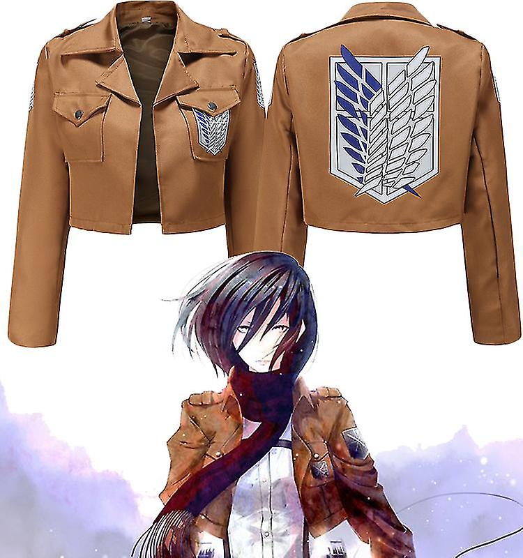 Attack On Titan Cosplay Men's Women's Small Jackets Levi Ackerman