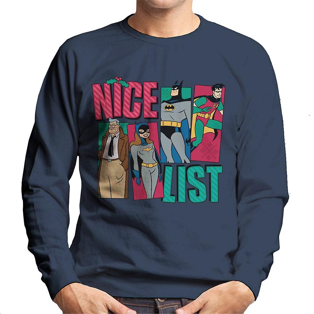 Batman Christmas Nice List Men's Sweatshirt