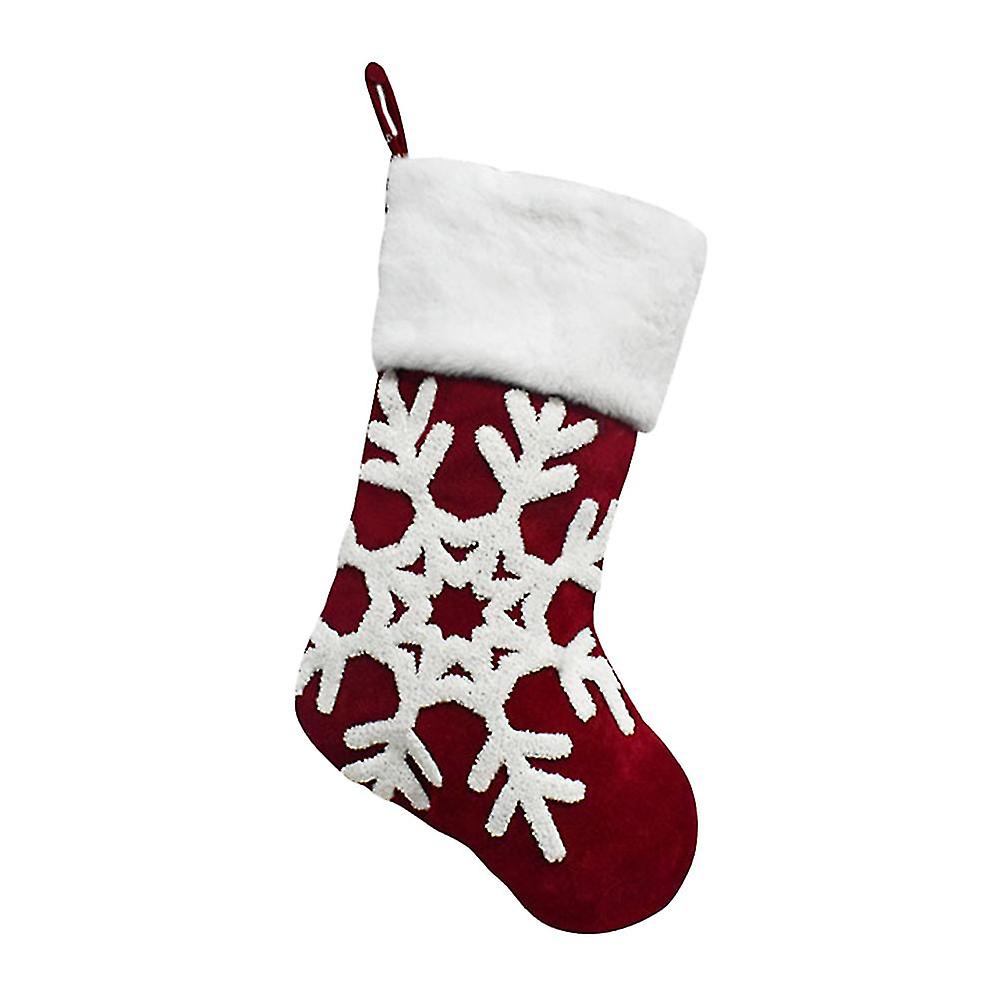 1pc Christmas Storage Bag Creative Candy Pouch Xmas Stocking Hanging Pendants