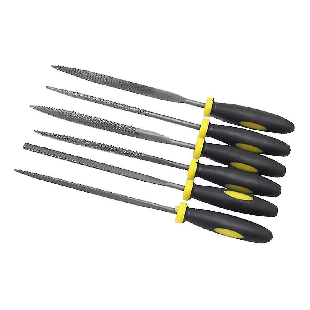 Assorted Files, Woodworking File Set, Mini Hardwood File, 6-piece Set