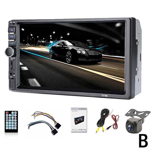 Scherm Hd Mp5 Player 2 Din 7" Centrale Multimedia Autoradio Auto Electronics Mirror Link USB TF Fm Ondersteuning Back Up Camera