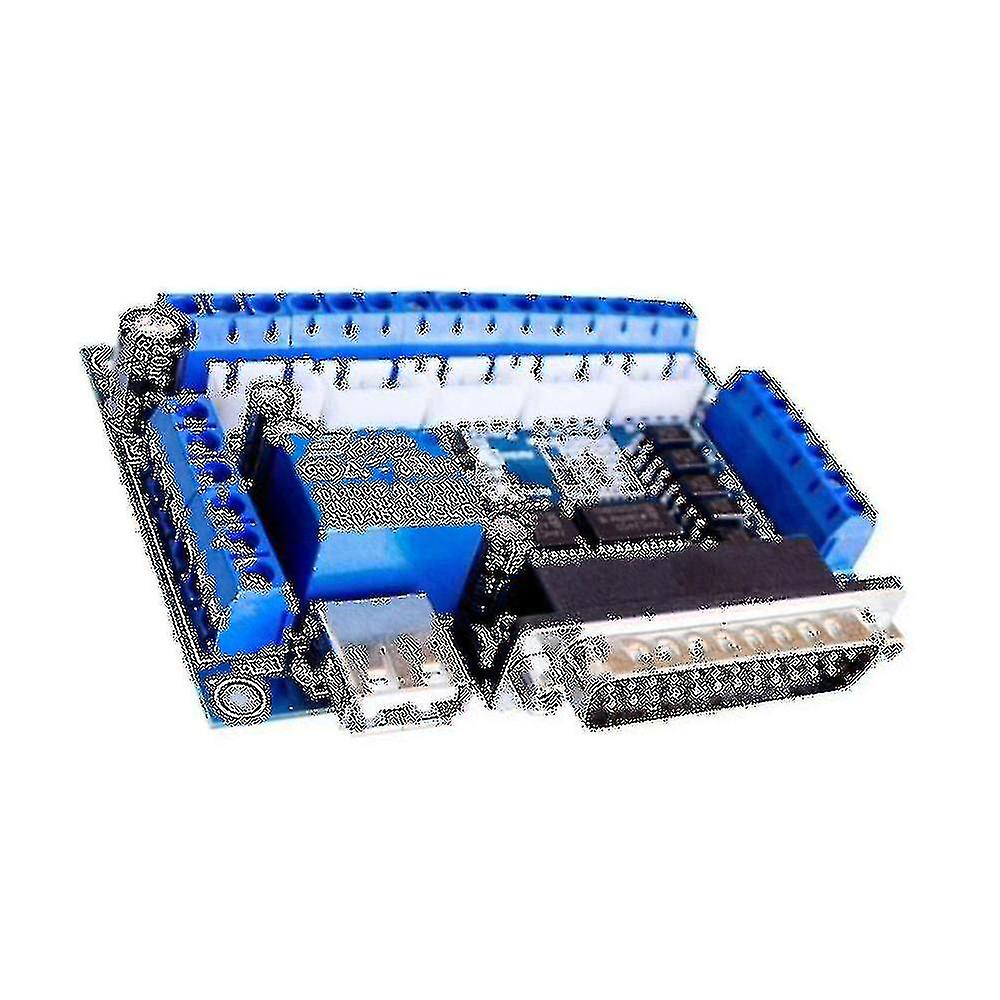 Mach3 Interface Board Cnc 5 Axis With Optocoupler Adapter Driver + Usb Cable