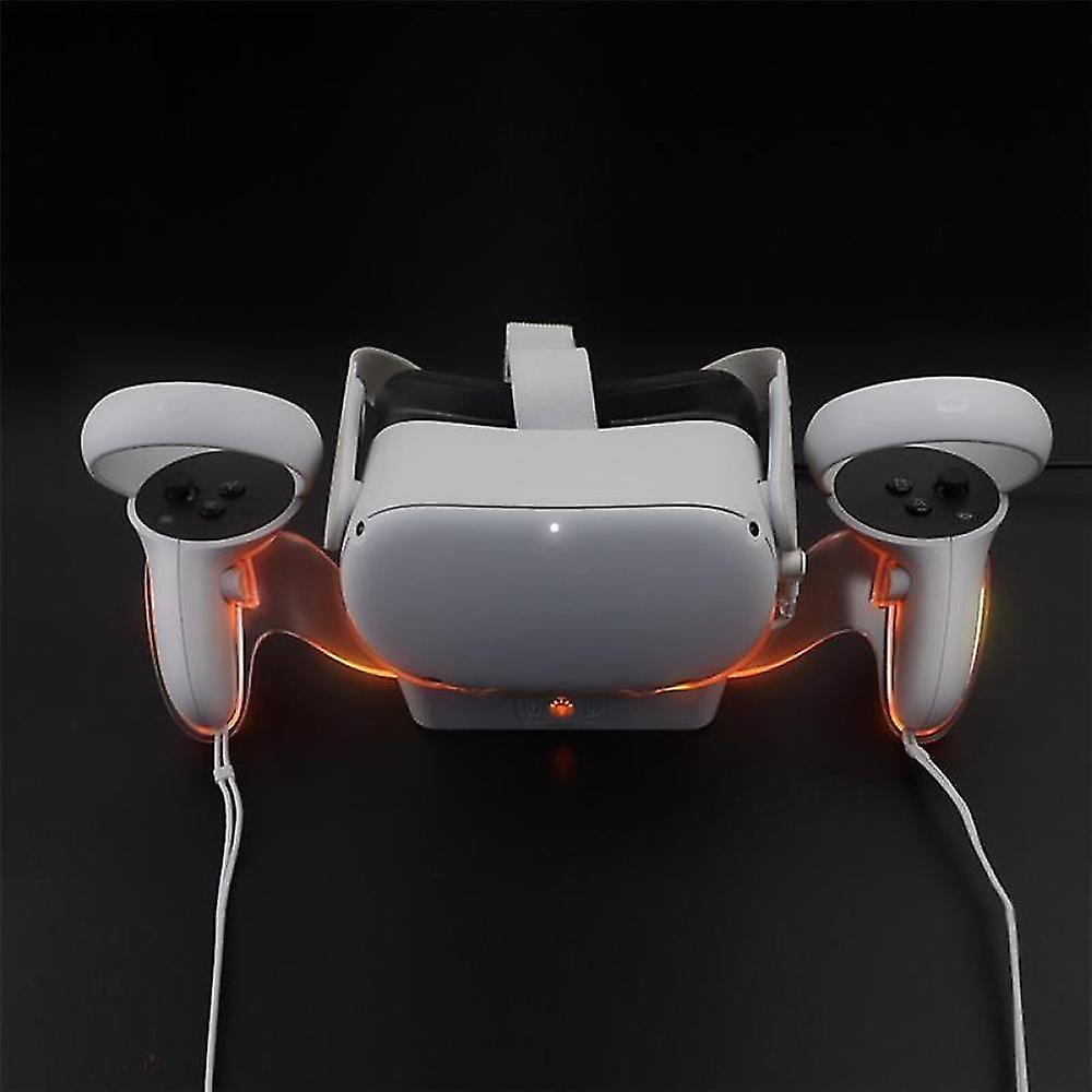 For Handle Charging Station Dock Holder Usb Charger Stand For Quest 2 Vr Headset Controller