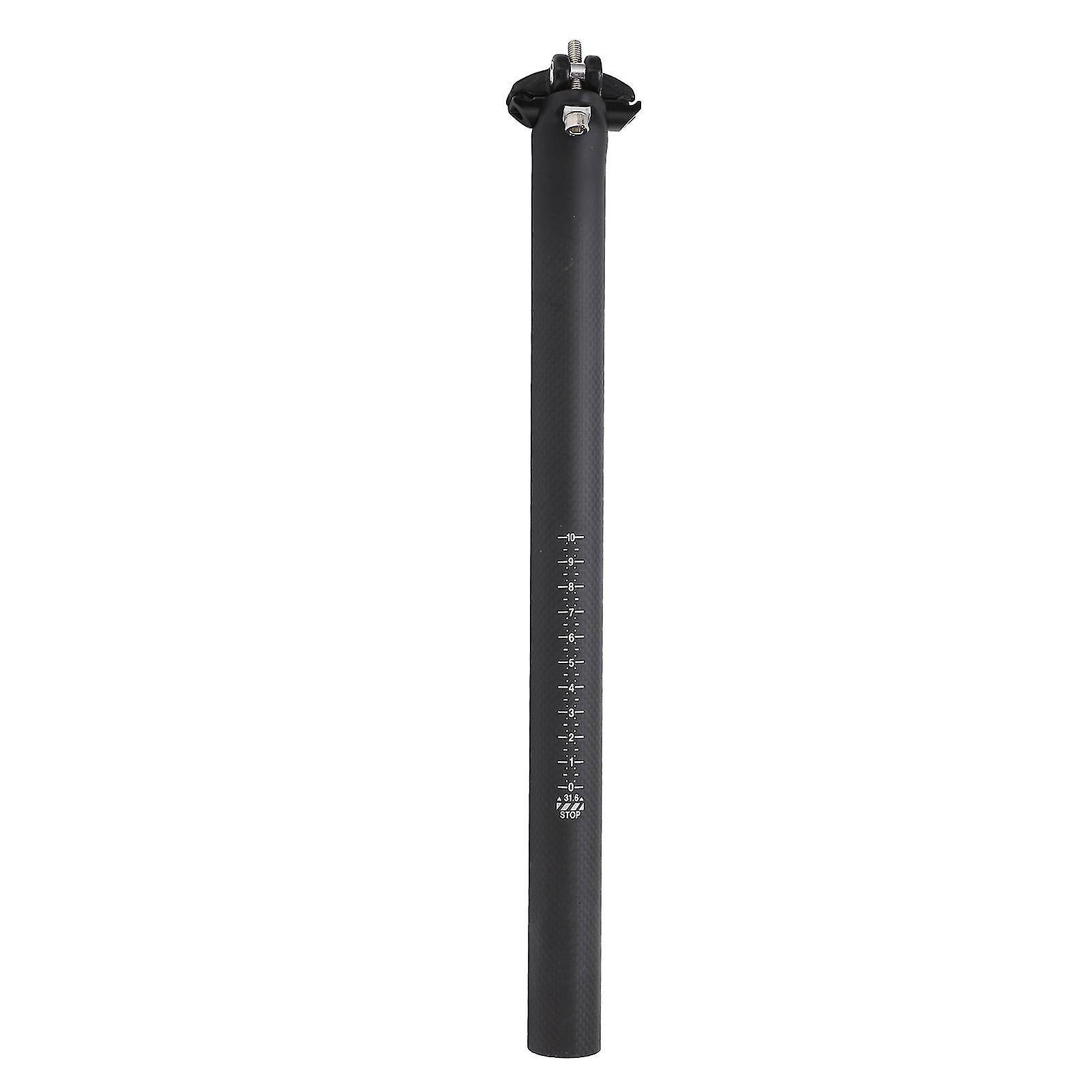 31.6Mm Mountain Bike Seat Tube Break Resistance Super Light Carbon Fiber Seat Post31.6x400mm