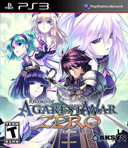 Record of Agarest War Zero  Game - PlayStation 3 - PAL - New & Sealed