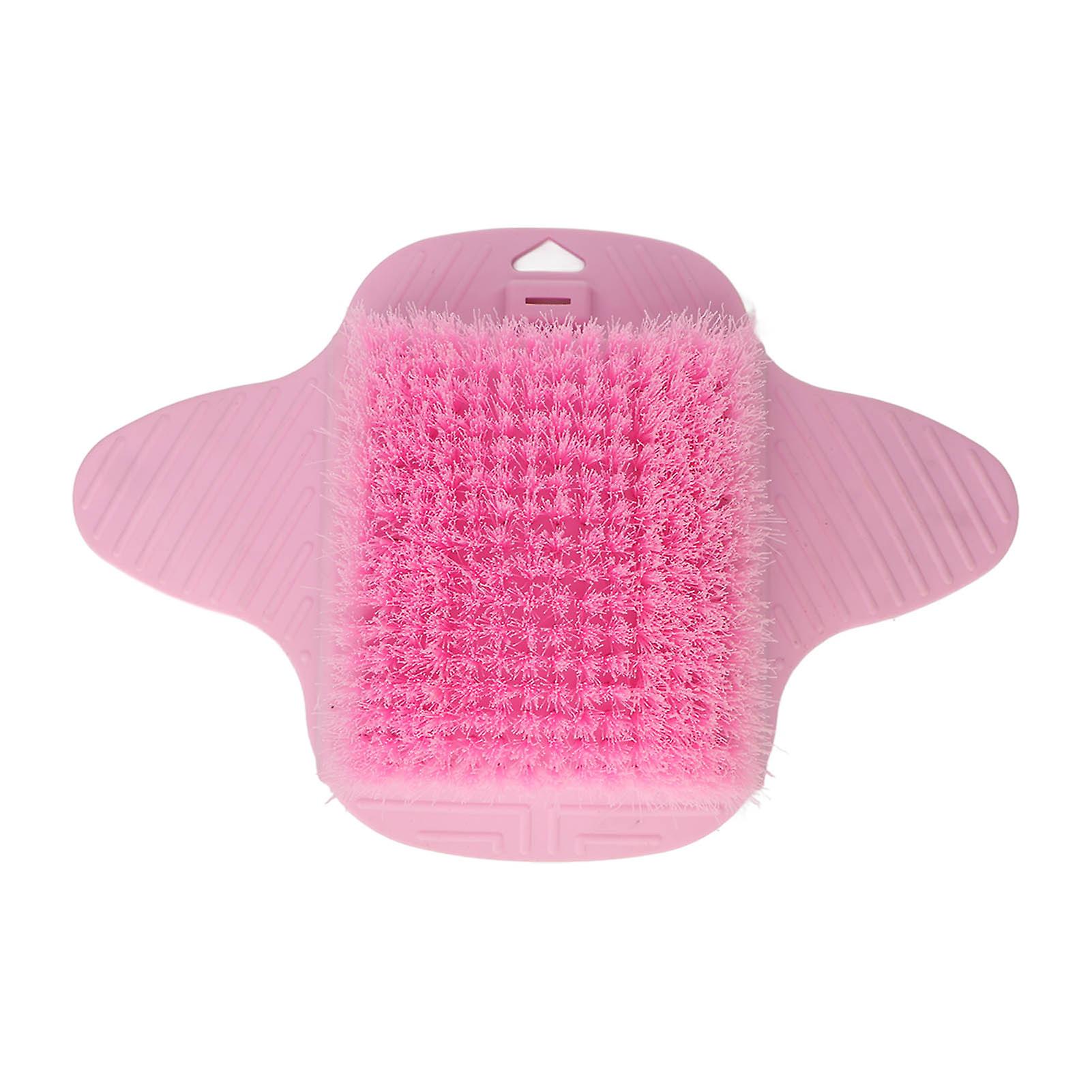 Wall Mounted Suction Cup Foot Brush for Cleaning & Massage