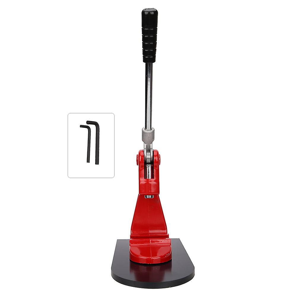 Durable Badge Machine: Double Colors Handle DIY Button Maker Hand Pressing Tool for Crafts