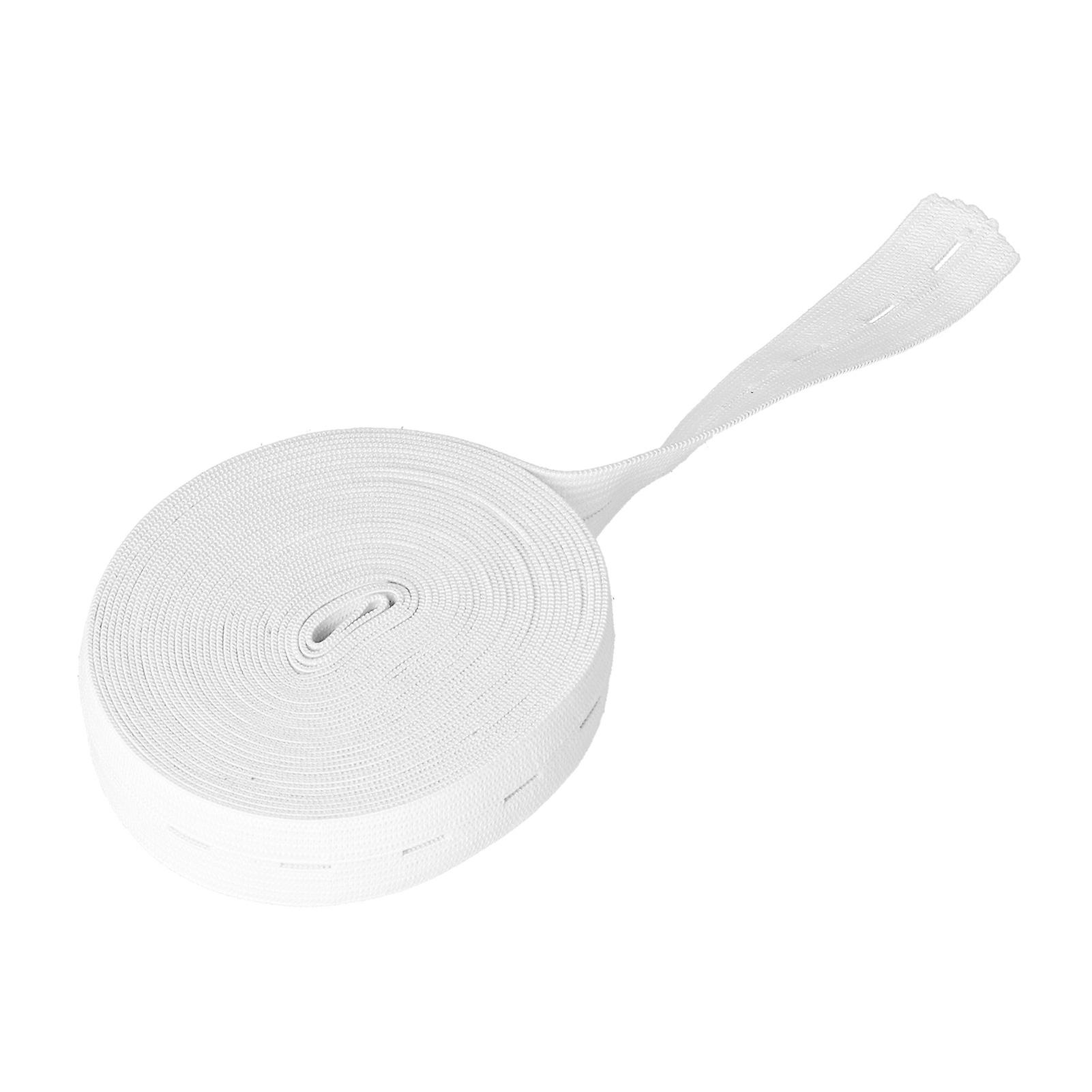 Buttonhole Elastic Band Portable Multipurpose Home Office Practical Rubber Band Fixing ToolWhite 