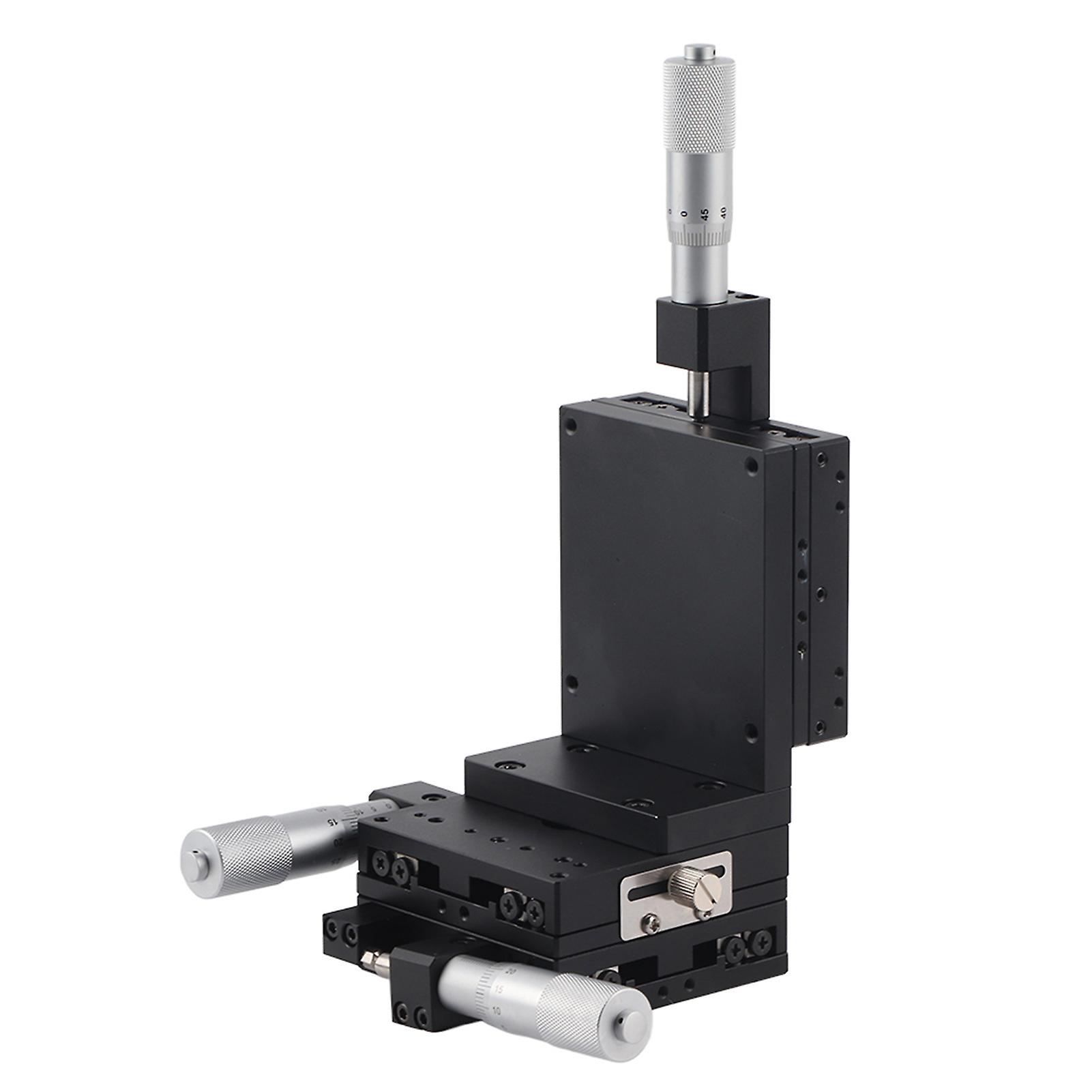 SEMXYZL80-ACR XYZ High Accuracy Lift Linear Motion Manual Stage Fine Tuning Slide Table 80*80mm