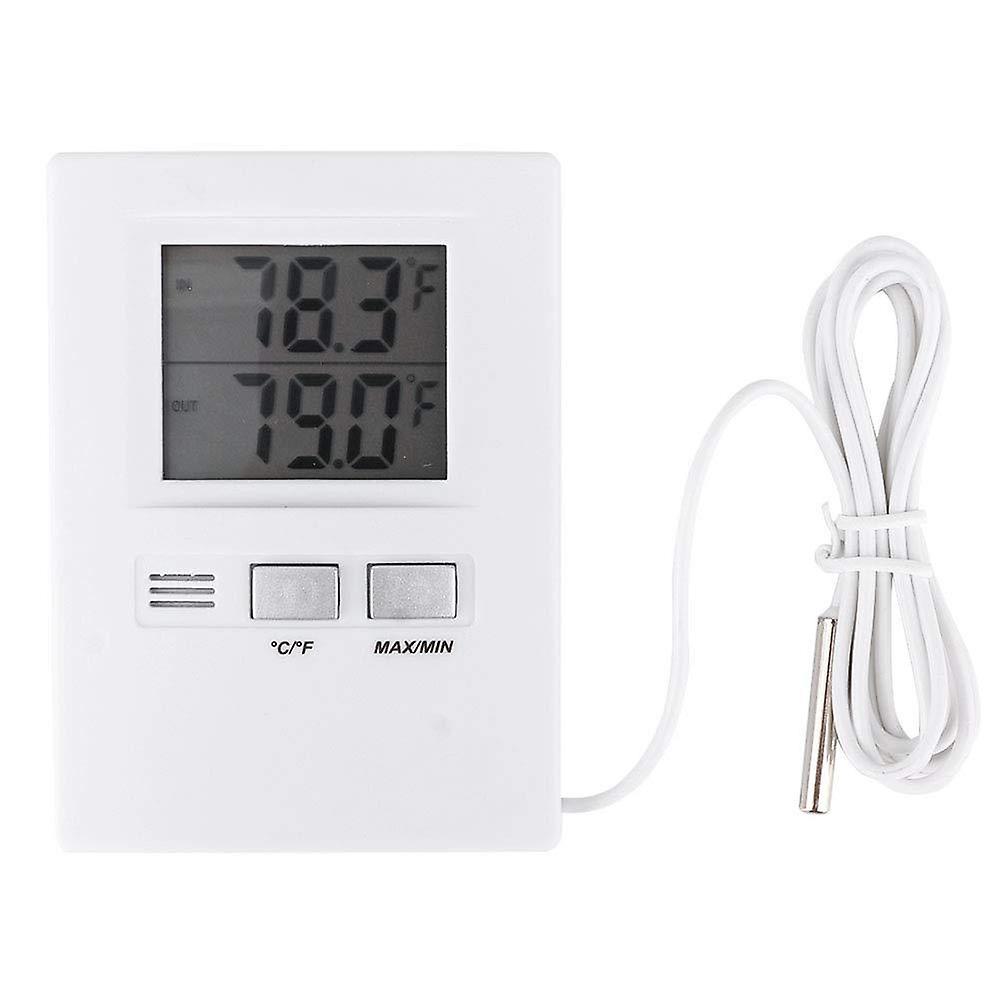 High Accuracy Indoor and Outdoor Thermometer, Temperature Gauge with LCD Digital Display, Quick Refr