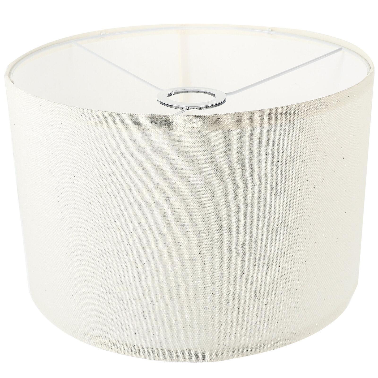 Natural Linen Lamp Shade Drum Lampshade Replacement For Table Lamp Floor Light (suitable For E27 Bulb)-hao