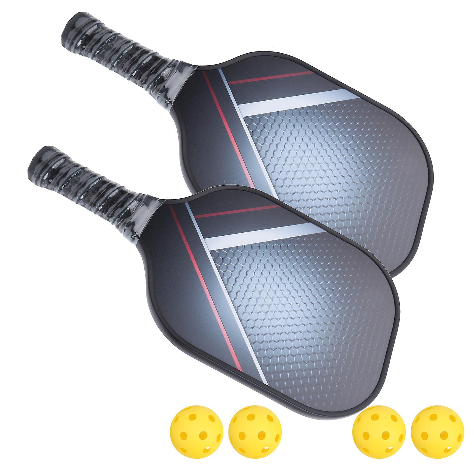 Portable Pickleball Paddle Set 39.2cm Lightweight with Bag