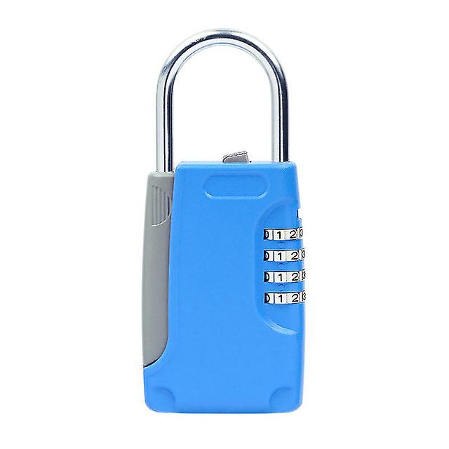 Top High Quality Hidden Key Safe Box 4-digital Password Combination Lock With Hook Mini Metal Secret Box For Home Villa Caravan