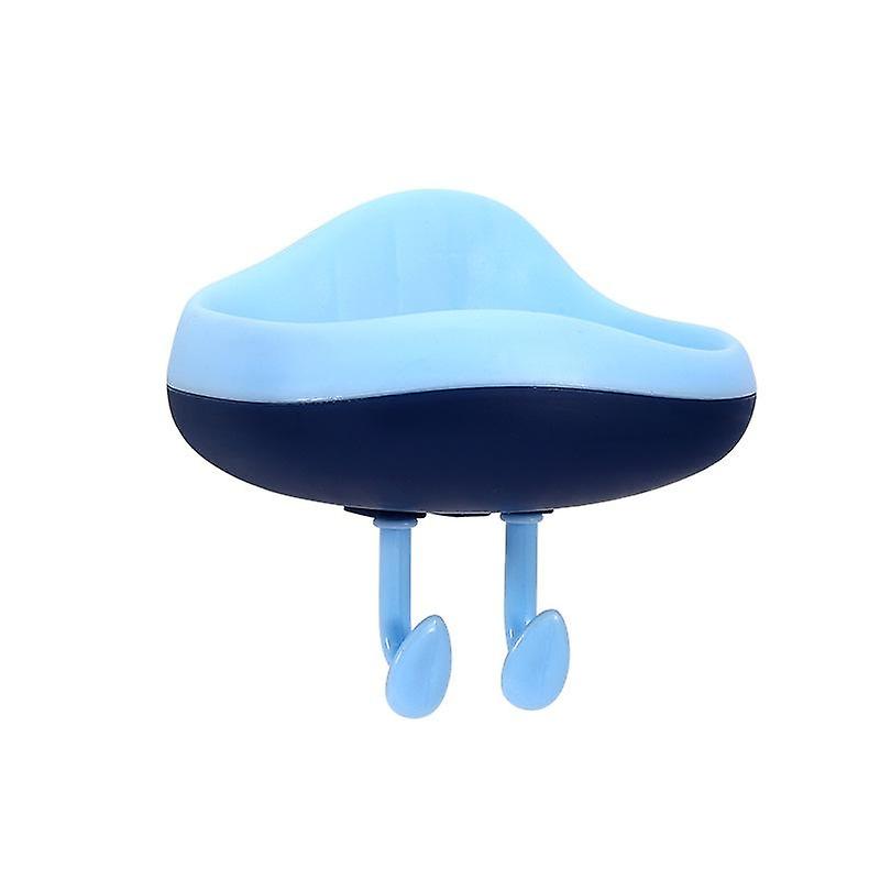 雲の形の壁掛け排水石鹸箱家庭用トイレフリーパンチングフック付き創造的な漫画(bl