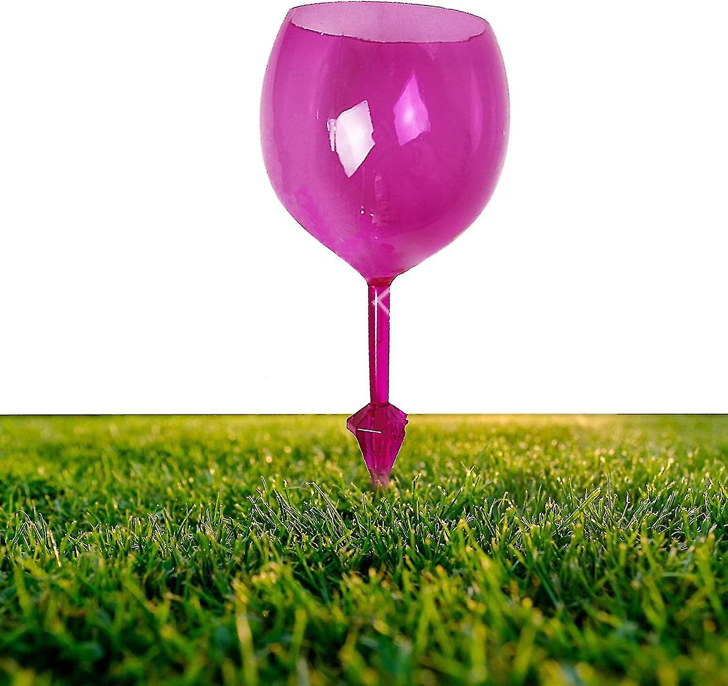 Pool Wine Glass Float | Shatterproof Poolside Wine Glass - With Pool Pole