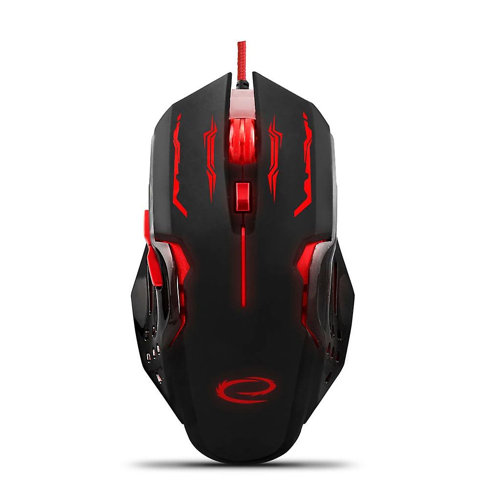 Esperanza Wired Mouse for Gamers 6D Opt. USB MX403 Apache Red