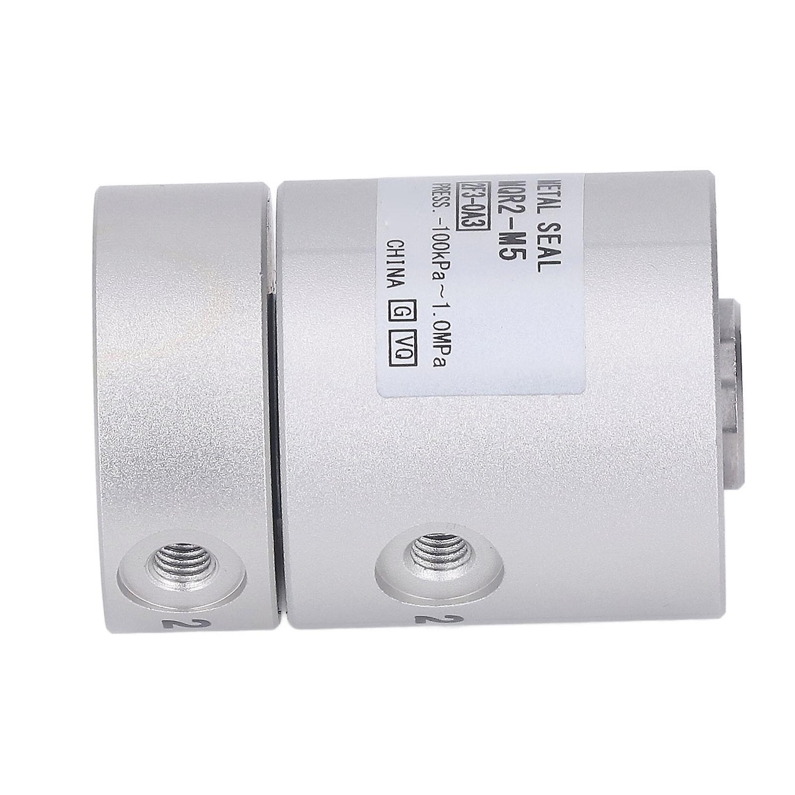 Pneumatic Rotating Connector MQR2 M5 Aluminum Alloy 360° 0.5 Cdm³/s