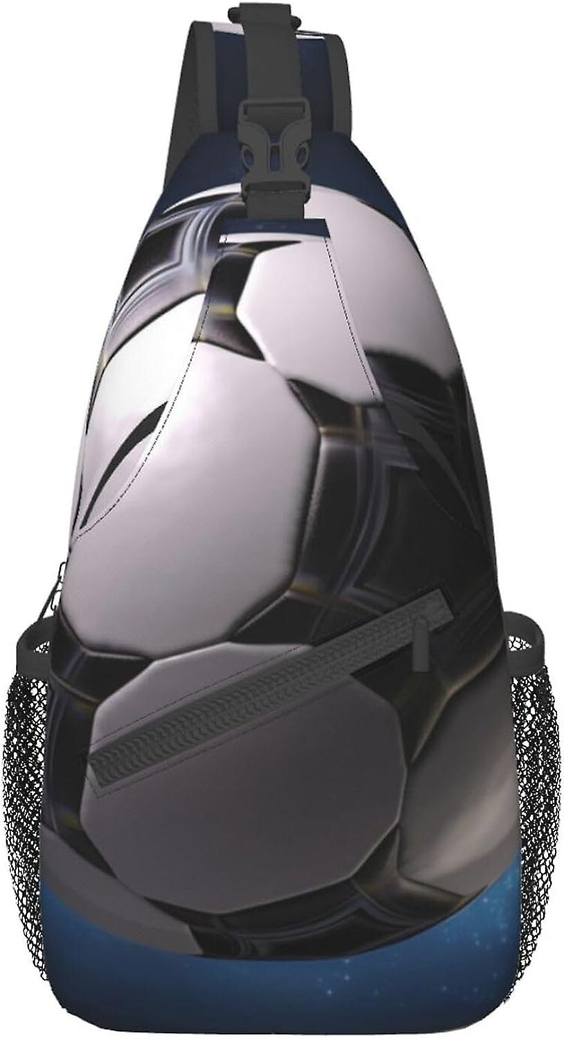 AU675 כדורגל כדור קרוסבודי קלע תרמיל תיק קלע תיק חזה תיק כתף יום מזדמן חבילת יום עבור יוניסקס