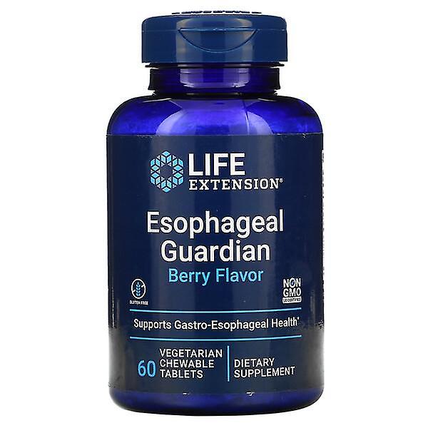 Life Extension, Esophageal Guardian, Berry, 60 Vegetarian Chewable Tablets