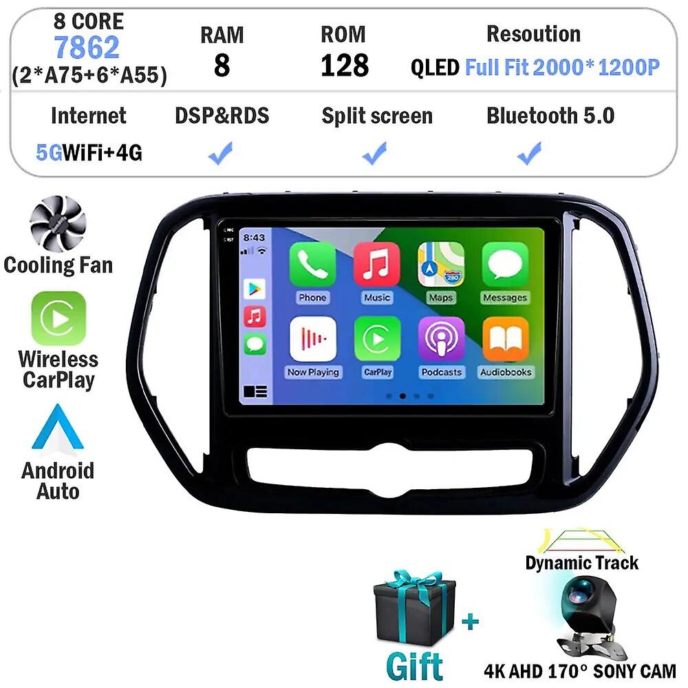Qled Bt Android 12 For Chery Jetour X70 X70m 2018 - 2021 Multimedia Car Radio Gps Navigation 4g Wifi Carplay 2 Din No Dvd Player