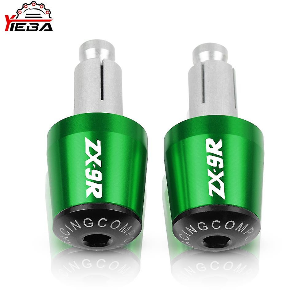 7/8" 22mm Motorcycle Handle Hand Bar Ends Handlebar Grip End Cap Plug For Kawasaki Zx9r Zx-9r 1998 1999 2000 2001 2002 2003 2004