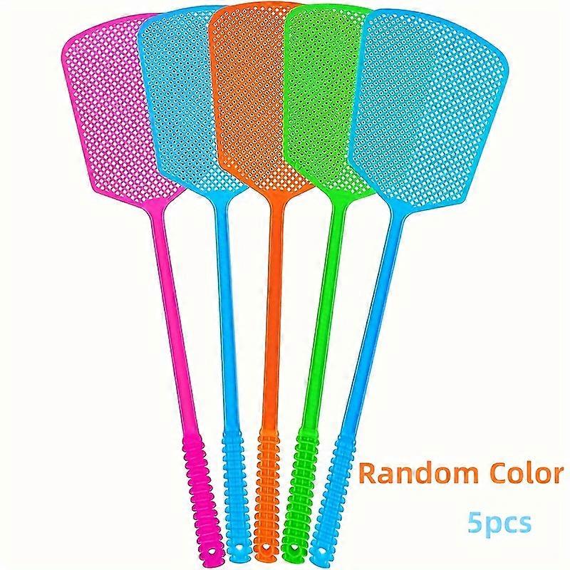 5pcs Heavy Duty Fly Swatter Set - Ultimate Pest Fighter for Indoor & Outdoor - Durable, Multi-Insect Killer, Ideal for Apartments, Dorms, and Househol