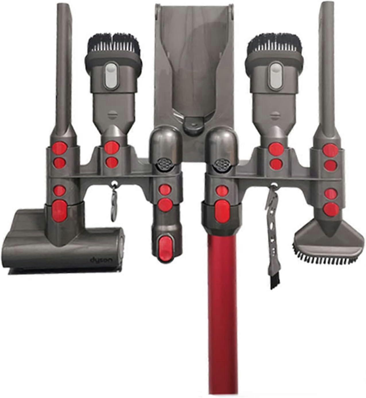 Support Mural d'Accessoires sans fil pour Dyson V15 V11 V10 V8 V7 Aspirateur Convient pour Diffrentes Buses de Brosse ou Buses, sans Poinonnage/Colle