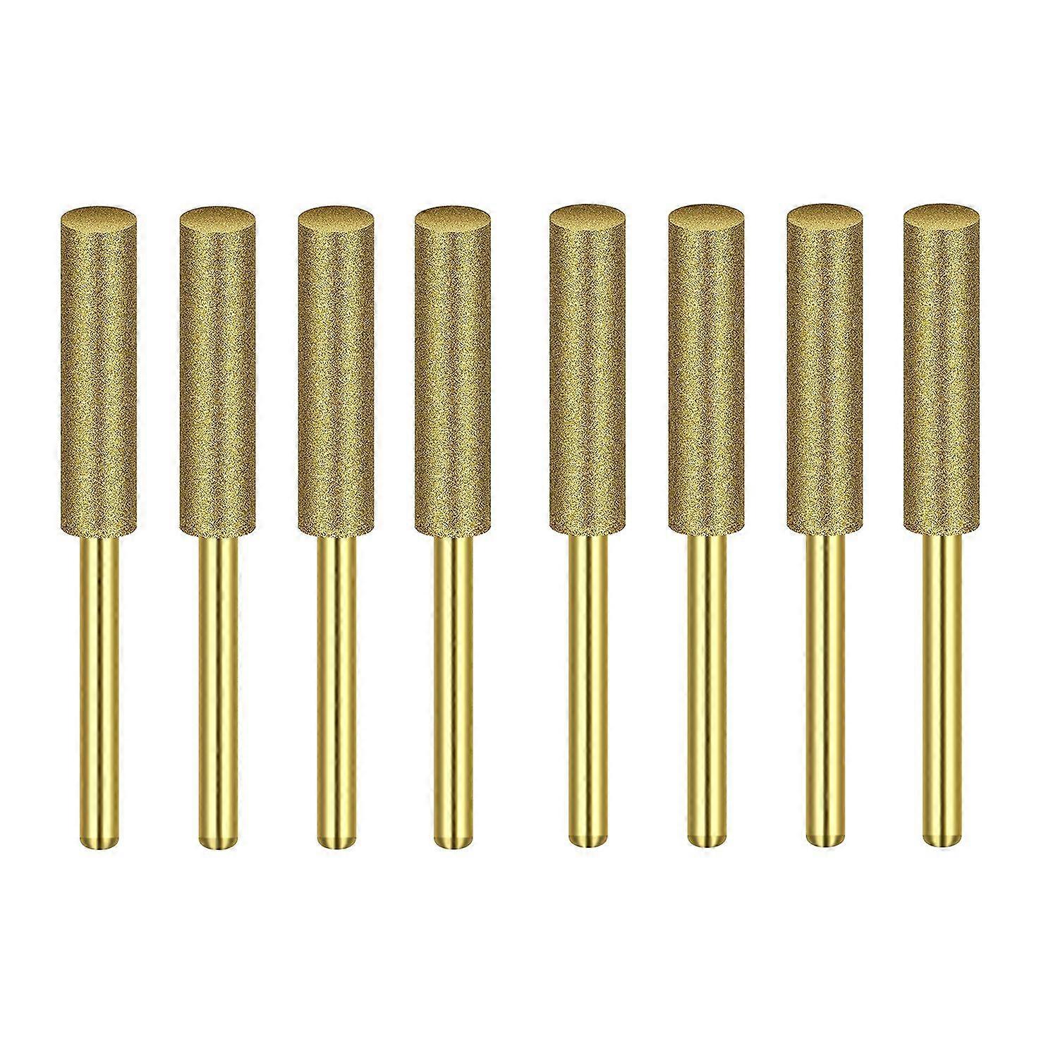 8Pcs High Hardness Diamond Chainsaw Sharpener-Stone File,Diamond Sharpening Wheels Chainsaw File(5/